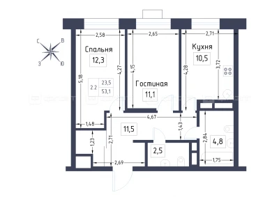 Планировка квартиры