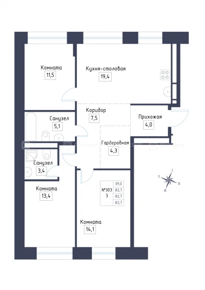 Планировка квартиры