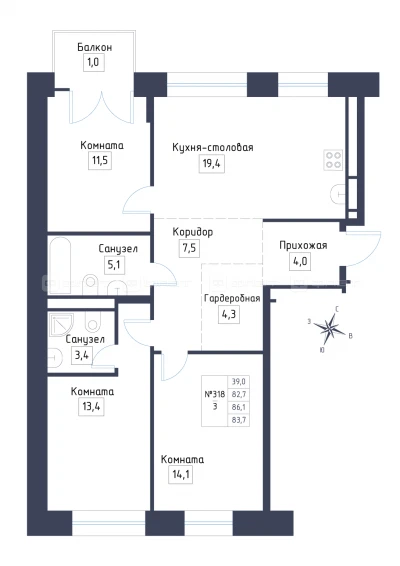 Планировка квартиры