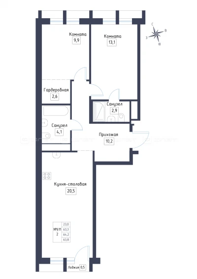 Планировка квартиры