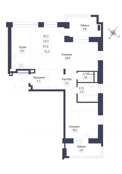 Планировка квартиры