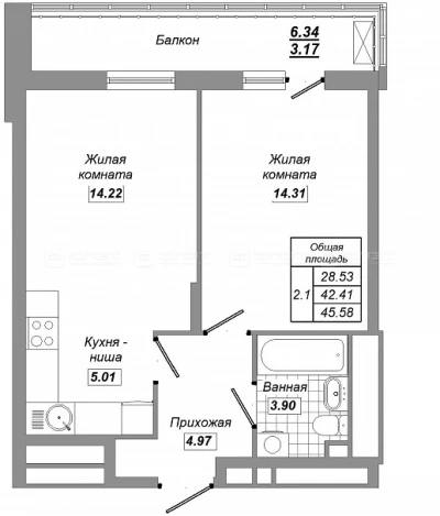 Планировка квартиры