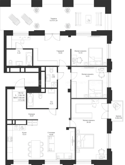 Планировка квартиры