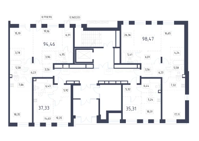 Планировка этажа