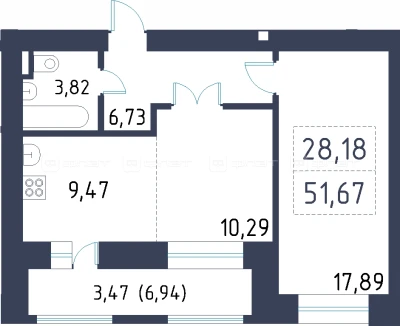 Планировка квартиры