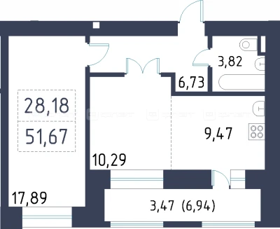 Планировка квартиры