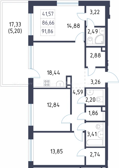 Планировка квартиры