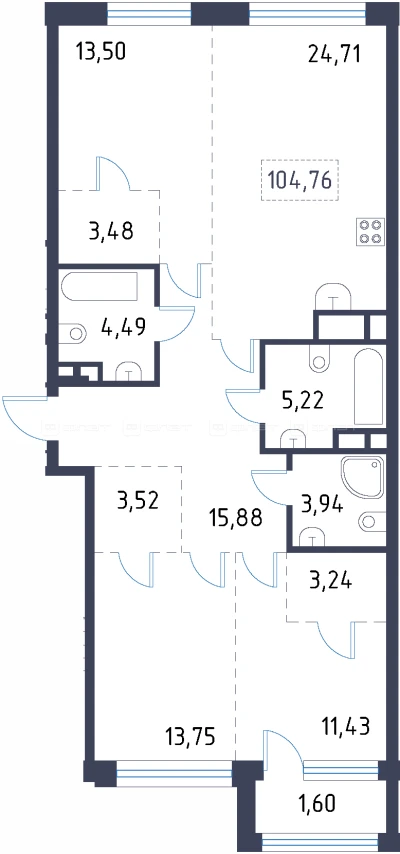 Планировка квартиры