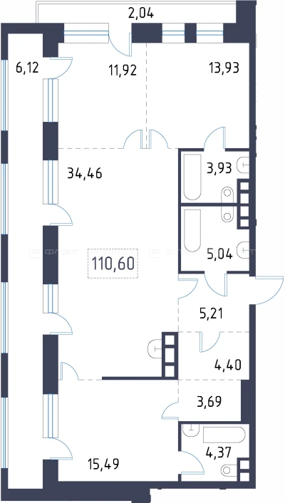 Планировка квартиры