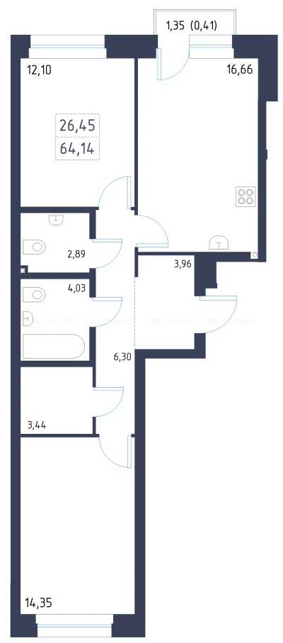 Планировка квартиры