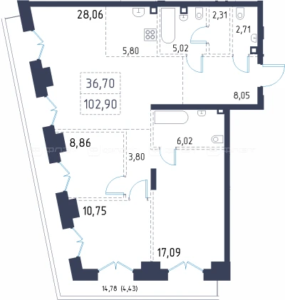 Планировка квартиры