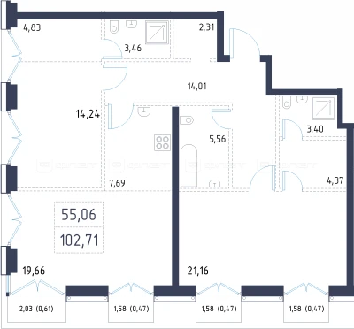 Планировка квартиры