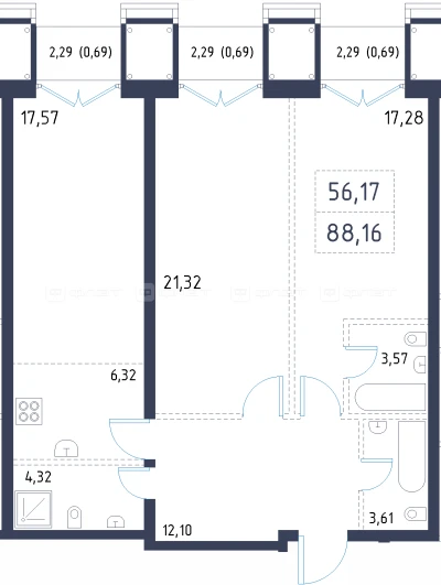 Планировка квартиры