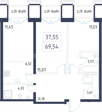 Планировка квартиры